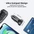 ACEFAST B2-72W Dual USB-C, Dual-port Metal Fast Car Charger, Support PD30W, PPS, QC3.0/QC2.0, AFC, FCP, Compatible with Xiaomi, iPhone, Samsung, Oppo - Black